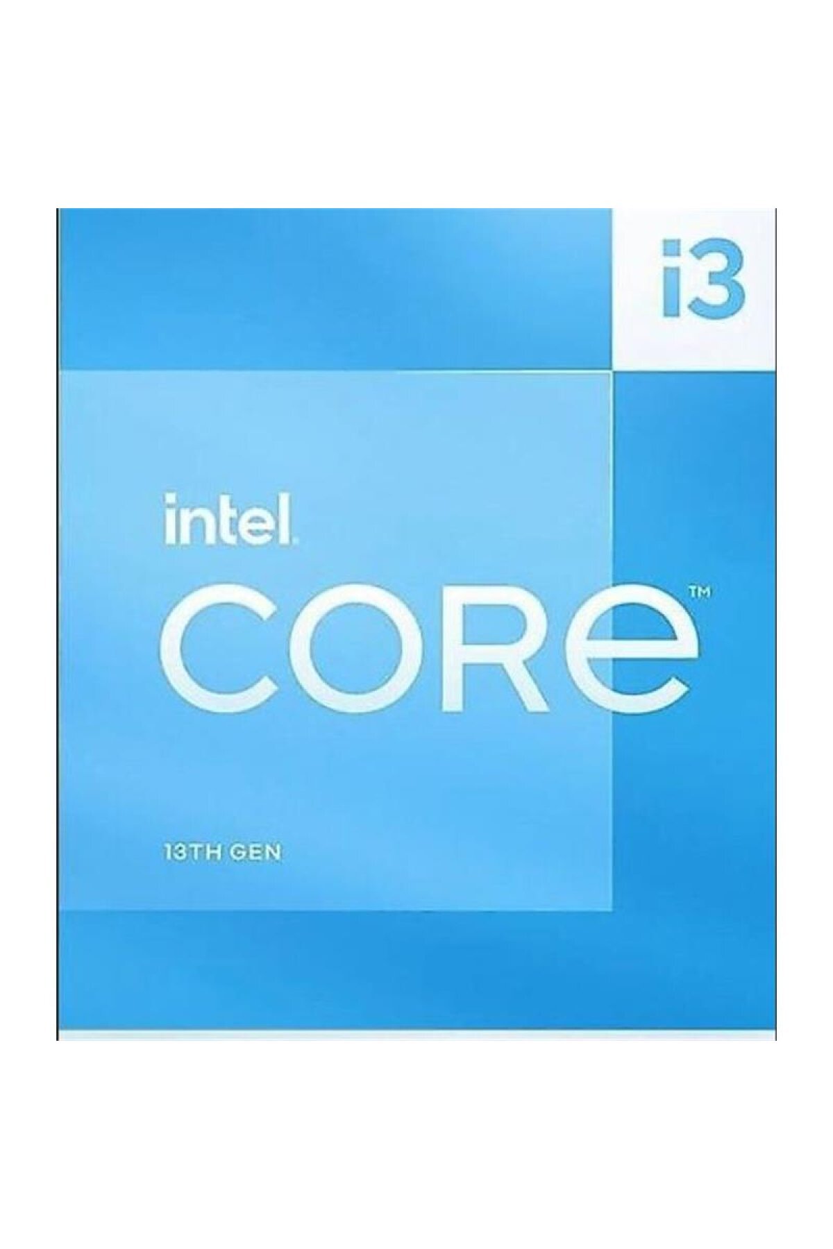 Intel Intel i3-13100 Dört Çekirdek 3.4 GHz İşlemci Intel Intel i3-13100 Dört Çekirdek 3.4 GHz İşlemci