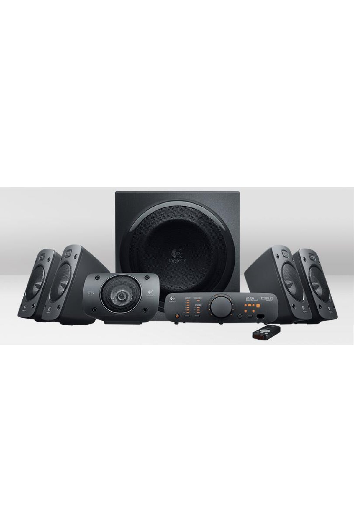 Logitech Logitech Z906 5+1 500 W Kablosuz Kumandalı Hoparlör Logitech Logitech Z906 5+1 500 W Kablosuz Kumandalı Hoparlör