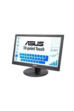15.6 Asus Vt168hr 5ms 60mhz 1xvga 1xhdmı Wxga 1366x768 Flıcker-free Düşük Mavi Işık Dokunmatik Ekran Vesa Siyah