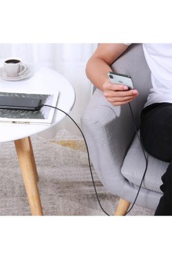 Aukey CB-BAL7 0.9 m USB to Lightning Şarj Kablosu