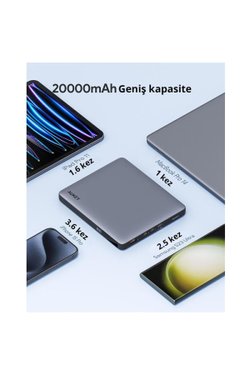 Aukey PB-Y44 20000 mAh Hızlı Şarj Powerbank