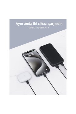Aukey PB-Y46 10000 mAh Hızlı Şarj Powerbank