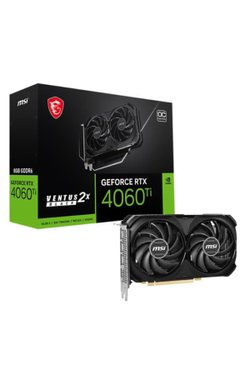 MSI RTX 4060 TI Ventus 2X Black 16G OC 128 Bit GDDR6 16 GB Ekran Kartı