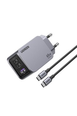 Ugreen Nexode Pro 65 W Type-C Kablolu Hızlı Şarj Aleti