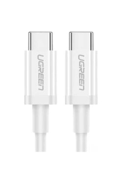 UGREEN USB-C 60W Thunderbolt USB3.1 GEN1 3A QC PD Hızlı Şarj Kablosu 1.5 Metre Siyah 50751