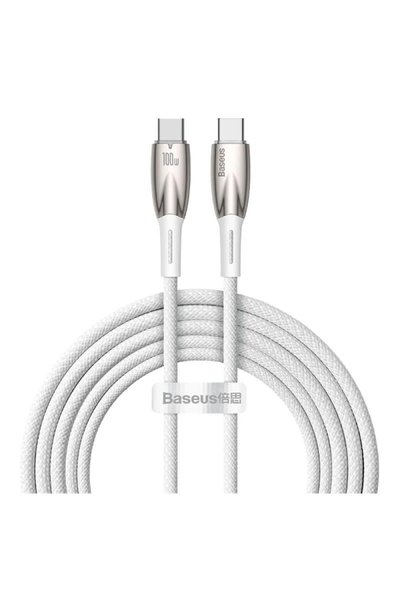 Baseus Glimmer Series 100 W 2 m Type-C to Type-C Hızlı Şarj Kablosu