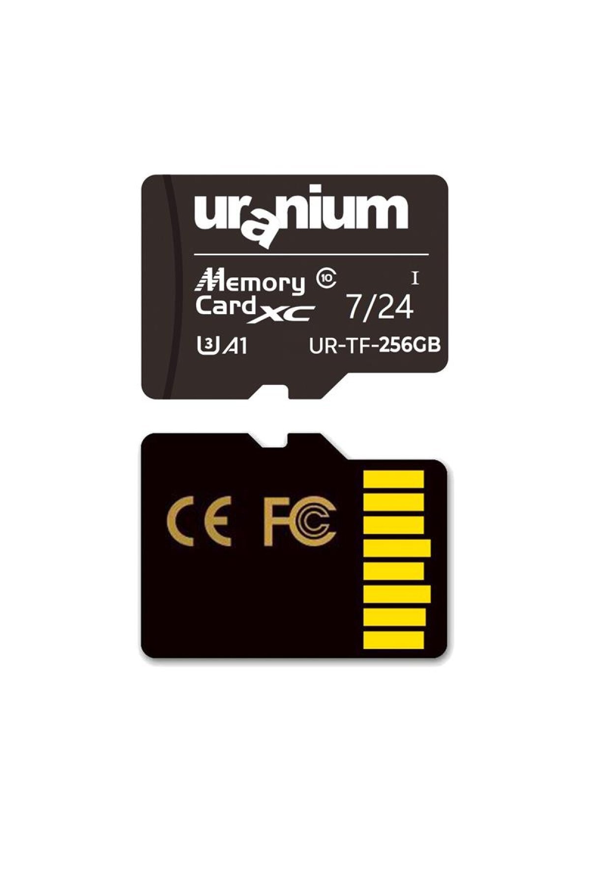 Uranium Uranium UR-TF-256G Class 10 UHS-I U3 A1 256 GB Micro SD Kart Uranium Uranium UR-TF-256G Class 10 UHS-I U3 A1 256 GB Micro SD Kart
