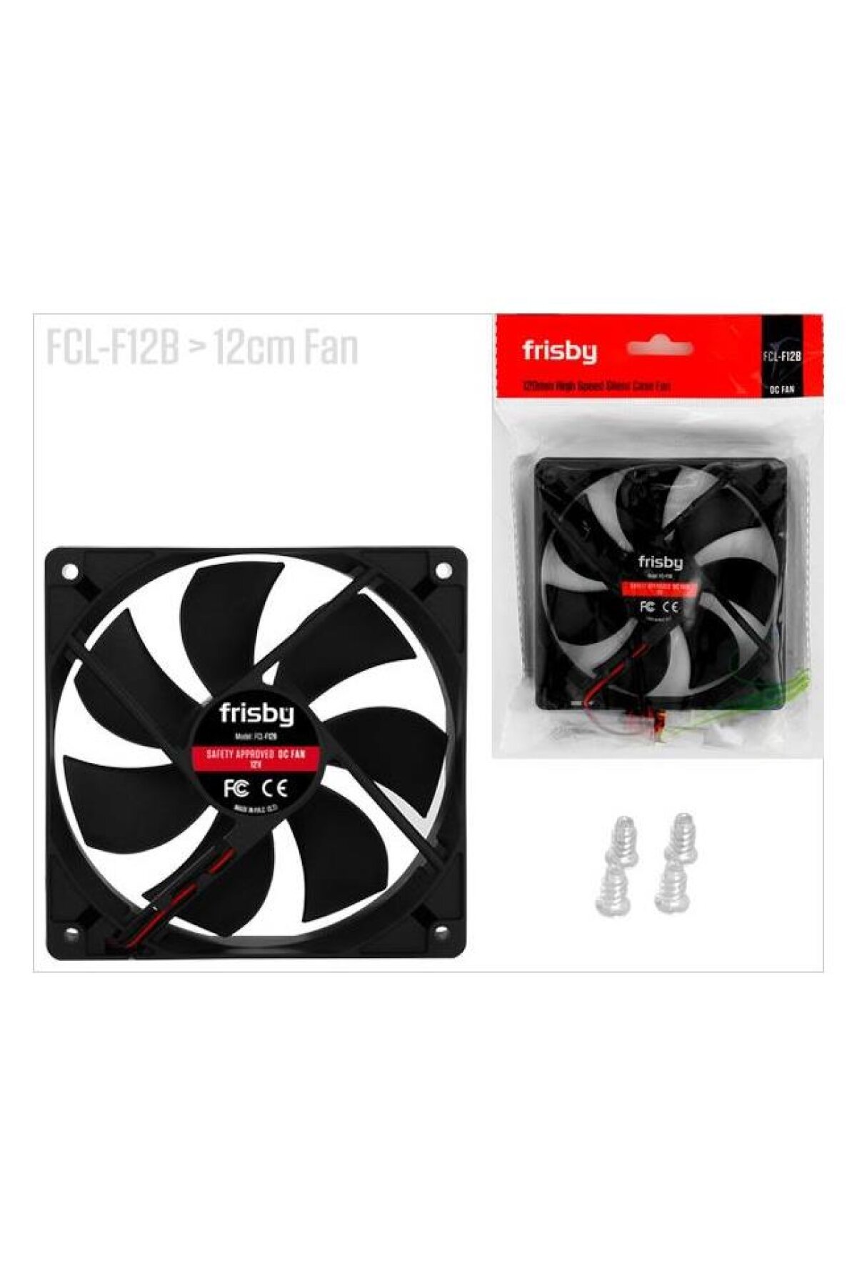 Frisby Frisby FCL-F12B 12 cm Kasa Fanı Frisby Frisby FCL-F12B 12 cm Kasa Fanı
