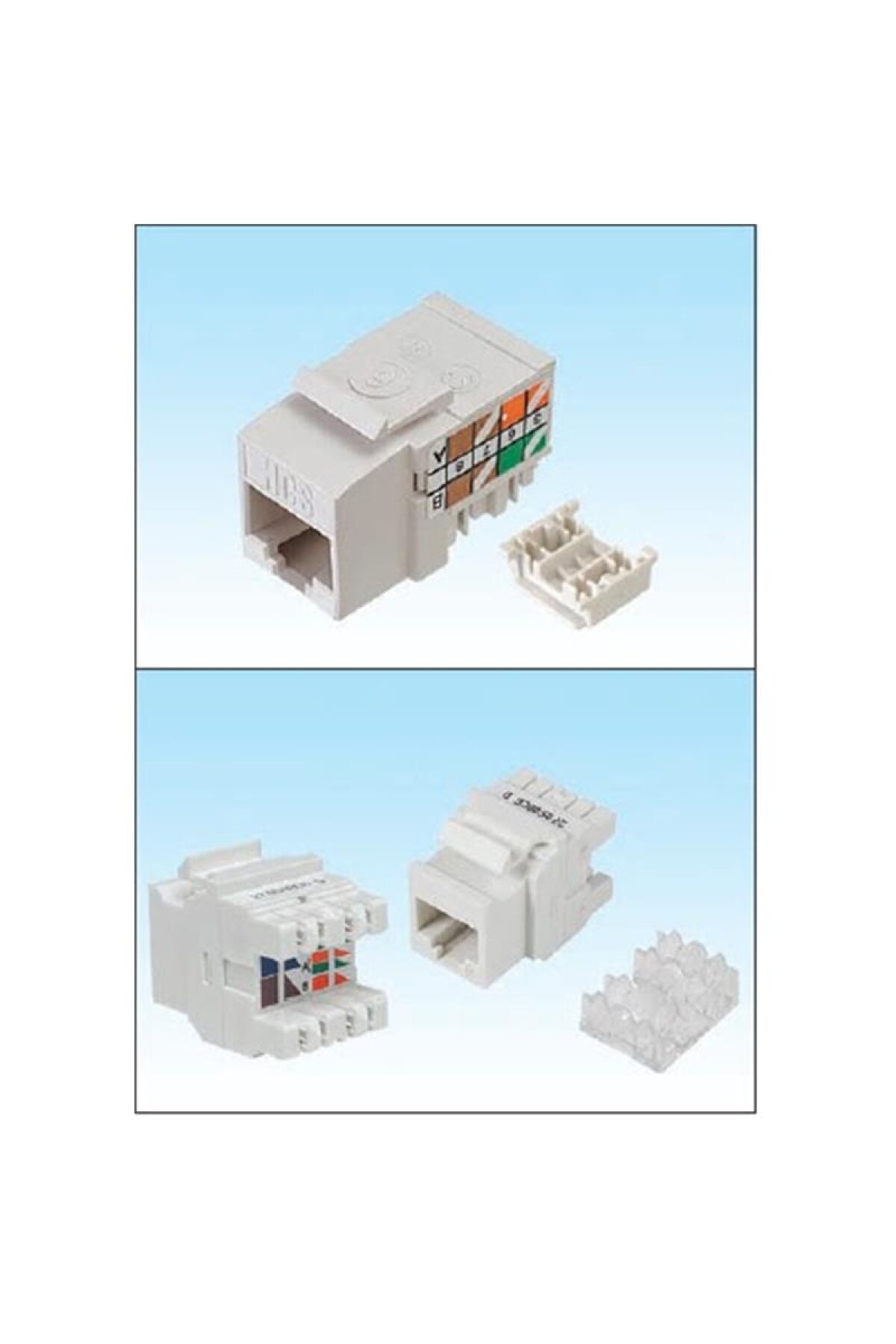 Hcs Hcs 8p8c Utp Cat6 Keystone Jack (j6e-00873)