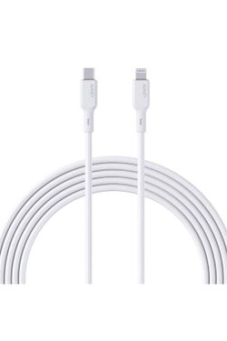 Aukey Cb-ncl1-wh Naylon Örgülü 3a 480mbps Type-c Lıghtnıng Kablosu 1.8mt