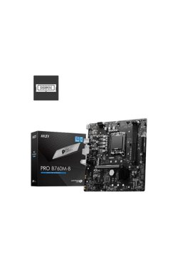 MSI GeForce Pro B760M-B | DDR4 6400MHz | 1x HDMI | 1x M.2 | USB 3.2 | 1700P | mATX