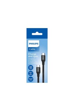 Philips DLC5531C 1.2 m Type-C to Type-C Hızlı Şarj Kablosu