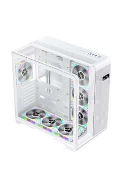 1st Player Rt7 Beyaz Dıgıtal 850w 80+ Gold Full Modüler 4x12cm Argb 3 Taraflı Temperli Cam Usb 3.0 - Type C Atx Kasa