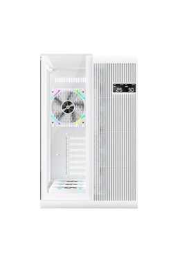 1st Player Rt7 Beyaz Dıgıtal 850w 80+ Gold Full Modüler 4x12cm Argb 3 Taraflı Temperli Cam Usb 3.0 - Type C Atx Kasa