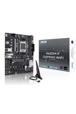 Asus Prime A620M-F Gaming Wi-Fi AMD AM5 DDR5 Micro ATX Anakart