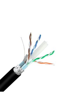 Inca Icat6-500ag Outdoor S/ftp 23 Awg Lszh Network Cable 500 M Siyah