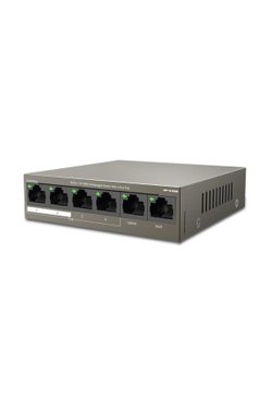 Ip-com F1106p-4-63w 4 Port 10/100+2x10/100 Uplınk Metal Kasa 58w Poe Swıtch