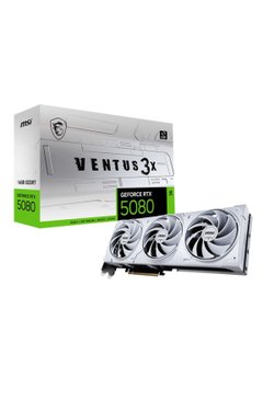 MSI RTX 5080 16G Ventus 3X OC Plus G5080-16V3CP 256 Bit GDDR7 16 GB Ekran Kartı