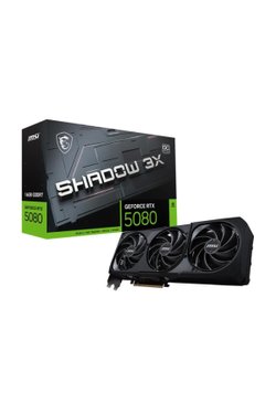 MSI RTX 5080 Shadow 3X OC 16G G5080-16S3C 256 Bit GDDR7 16 GB Ekran Kartı