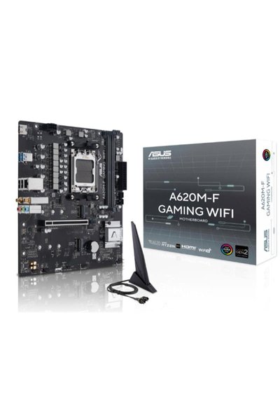 Asus Prime A620M-F Gaming Wi-Fi AMD AM5 DDR5 Micro ATX Anakart