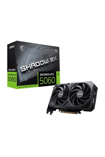 MSI RTX 5060 8G Shadow 2X OC G5060-8S2C 128 Bit GDDR7 8 GB Ekran Kartı