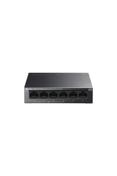 TP-Link LS106P 4 Port PoE Masaüstü Switch 