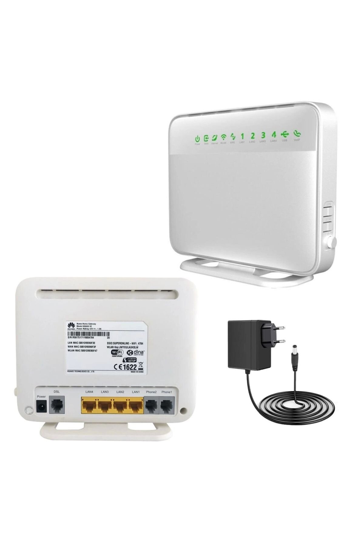 Huawei Belirtilmemiş HUAWEI HG658 V2 VDSL/ADSL2+/USB 4 PORT 300 MBPS MODEM Huawei Belirtilmemiş HUAWEI HG658 V2 VDSL/ADSL2+/USB 4 PORT 300 MBPS MODEM