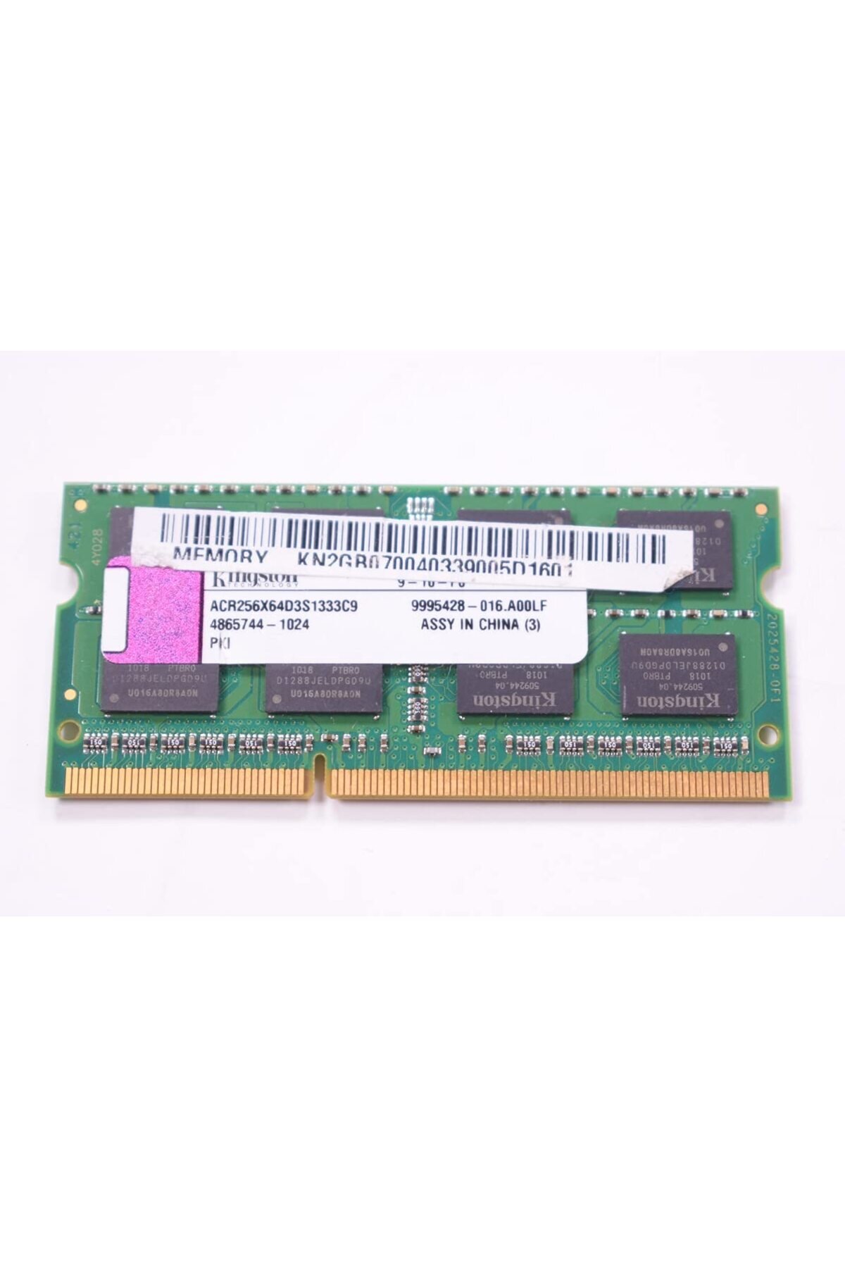 KYNC ACR256X64D3S1333C9 Kings 2GB DDR3 SoDimm Non ECC PC3-10600 1333Mhz NOTEBOOK RAM KYNC ACR256X64D3S1333C9 Kings 2GB DDR3 SoDimm Non ECC PC3-10600 1333Mhz NOTEBOOK RAM