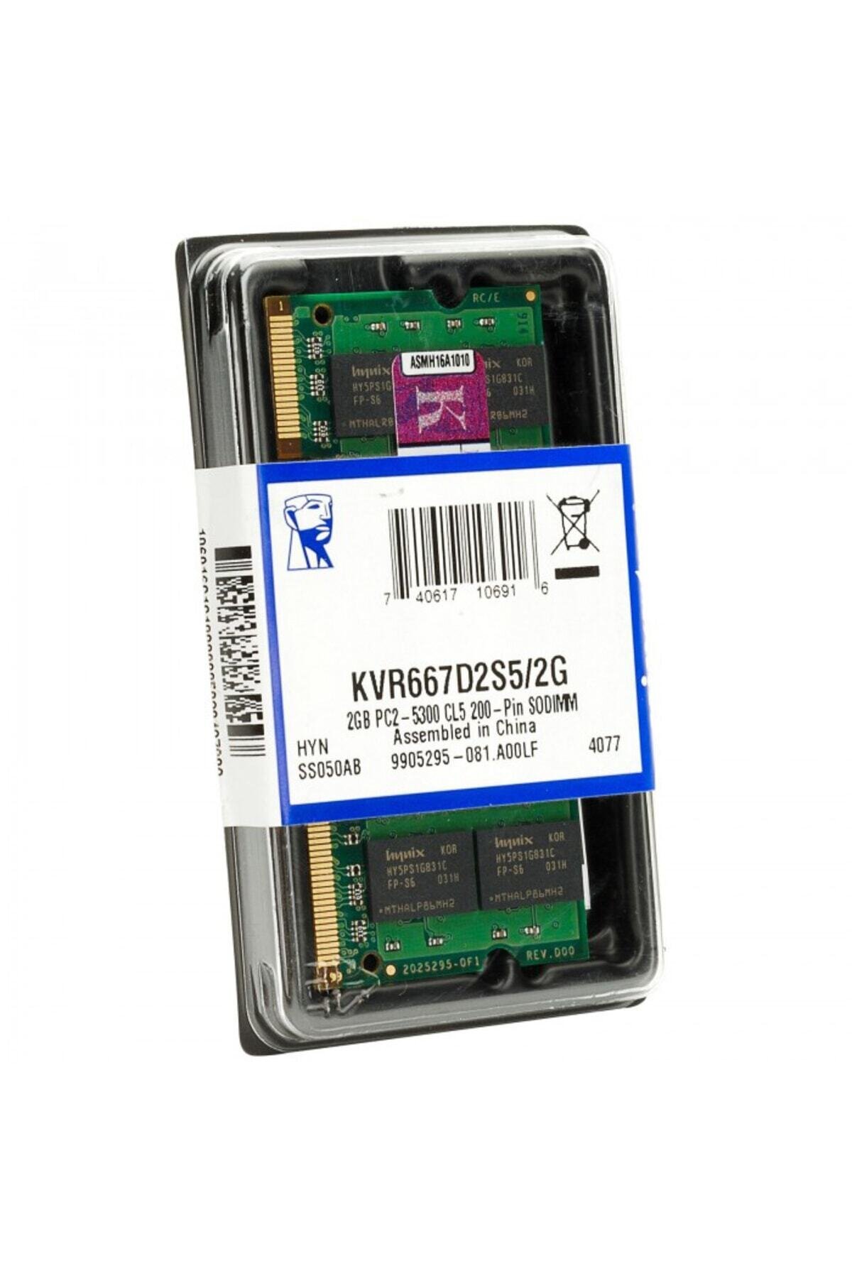 Oem Kingston 2 GB 667MHz DDR2 SODIMM KVR667D2S5/2G Bellek Oem Kingston 2 GB 667MHz DDR2 SODIMM KVR667D2S5/2G Bellek