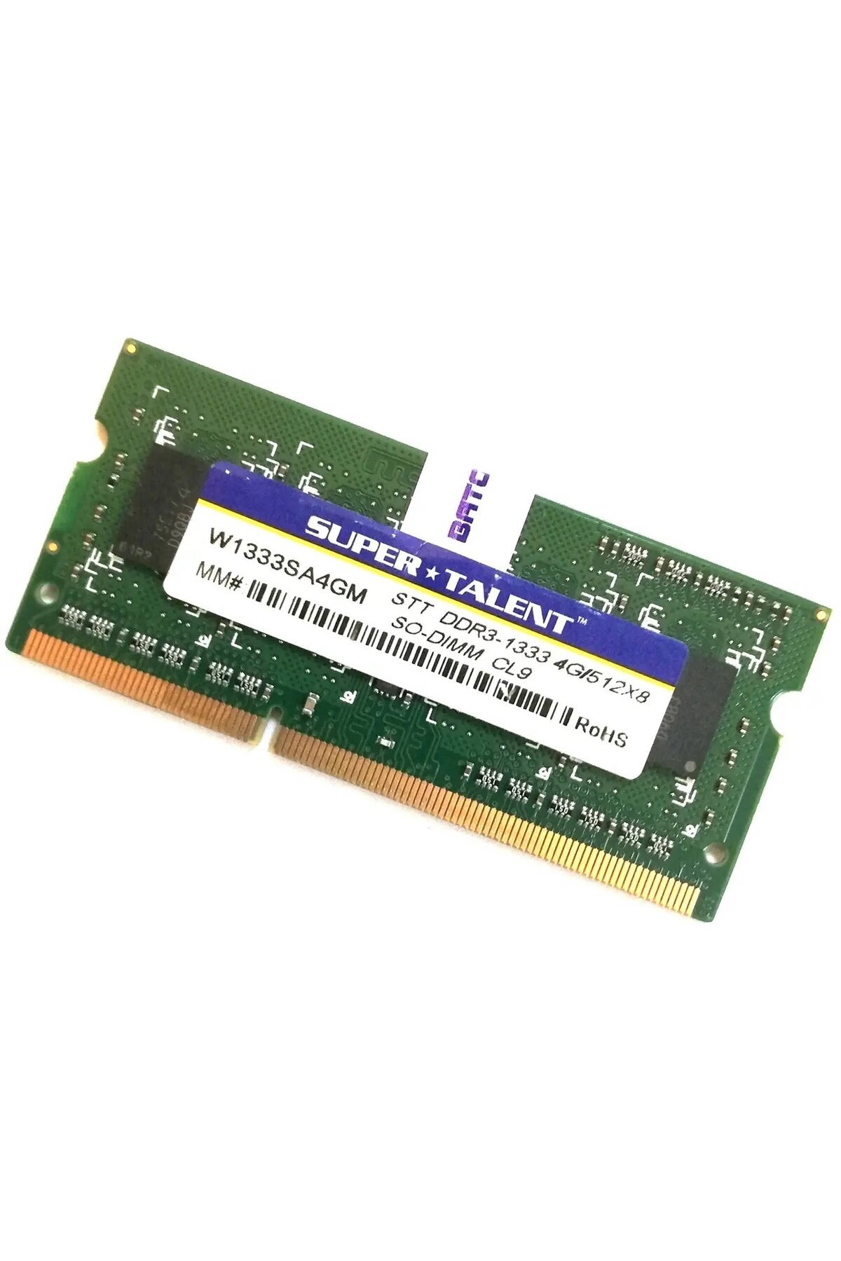 Oem Super Talent w1333sa4gm DDR3-1333 SODIMM 4GB/512Mx64 CL9 Notebook Bellek Oem Super Talent w1333sa4gm DDR3-1333 SODIMM 4GB/512Mx64 CL9 Notebook Bellek