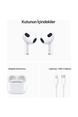 Airpods 3. Nesil Kablosuz Kulaklık  MPNY3TU/A