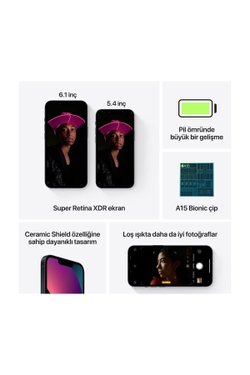 iPhone 13 512 GB Gece Yarısı Cep Telefonu