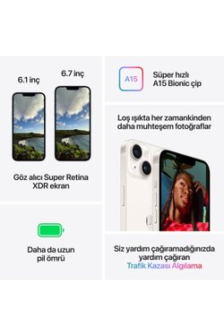 iPhone 14 512 GB Yıldız Işığı