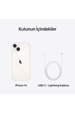 iPhone 14 512 GB Yıldız Işığı