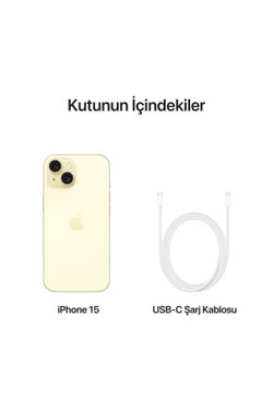 iPhone 15 128 GB Sarı