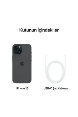 iPhone 15 256 GB Siyah