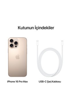 iPhone 16 Pro Max 1TB Çöl Titanyum