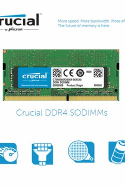 Crucial 8 GB 2400MHz DDR4 SODIMM CT8G4SFD824A Bellek