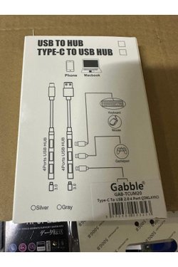 GAB-TCUM20 TYPE-C USB HUB 4LÜ METAL 2,0