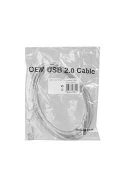 Oem Usb230, Şeffaf, Usb Yazıcı Kablosu, 3 Metre