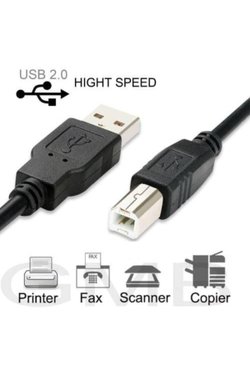 Usb Yazıcı Printer Arabağlantı Kablosu Usb 2.0 Yüksek Hız 1.5 Mt