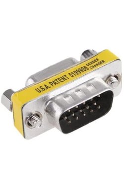 Hd15 Vga-vga Erkek-dişi  15 Pin Çevirici Ara Adaptör