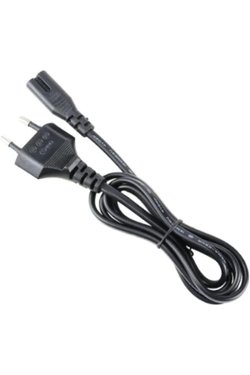 2 Adet 1,5 Metre 220v Power Teyp Uyumlu  Kordon Kablosu Elektrik 220 Volt Çift Oluklu