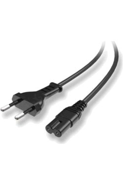 2 Adet 1,5 Metre 220v Power Teyp Uyumlu  Kordon Kablosu Elektrik 220 Volt Çift Oluklu