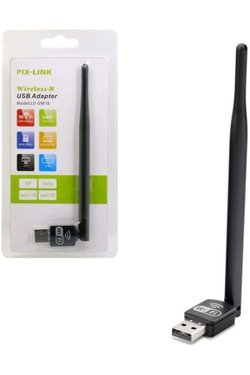 Pıx-lınk Lv-uw10 Wireless-N Adaptör 150mbps 5db Uydu Uyumlu