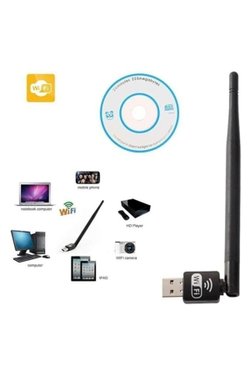 Pıx-lınk Lv-uw10 Wireless-N Adaptör 150mbps 5db Uydu Uyumlu
