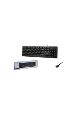 Trıo Trk100 Usb Kablolu Klavye, Kablolu Türkçe Q Klavye