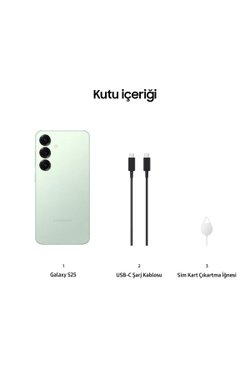 Galaxy S25 128 GB Mint Yeşili