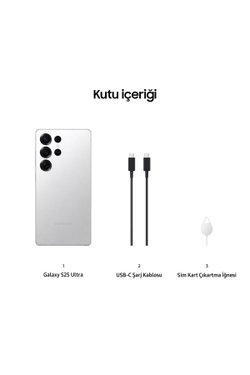 Galaxy S25 Ultra 512 GB Titanyum Gümüş