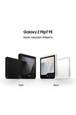 Galaxy Z Flip7 FE 256 GB Siyah Cep Telefonu